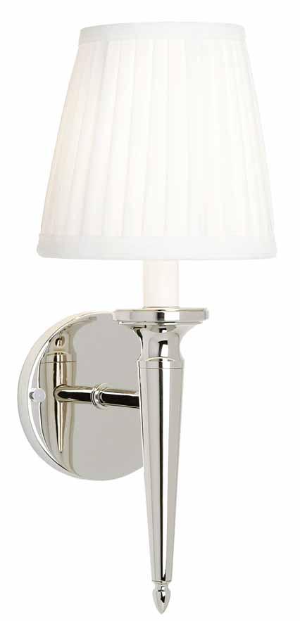 Barcelona Series Beautifully proportioned tapered column sconces with neo-classical details.