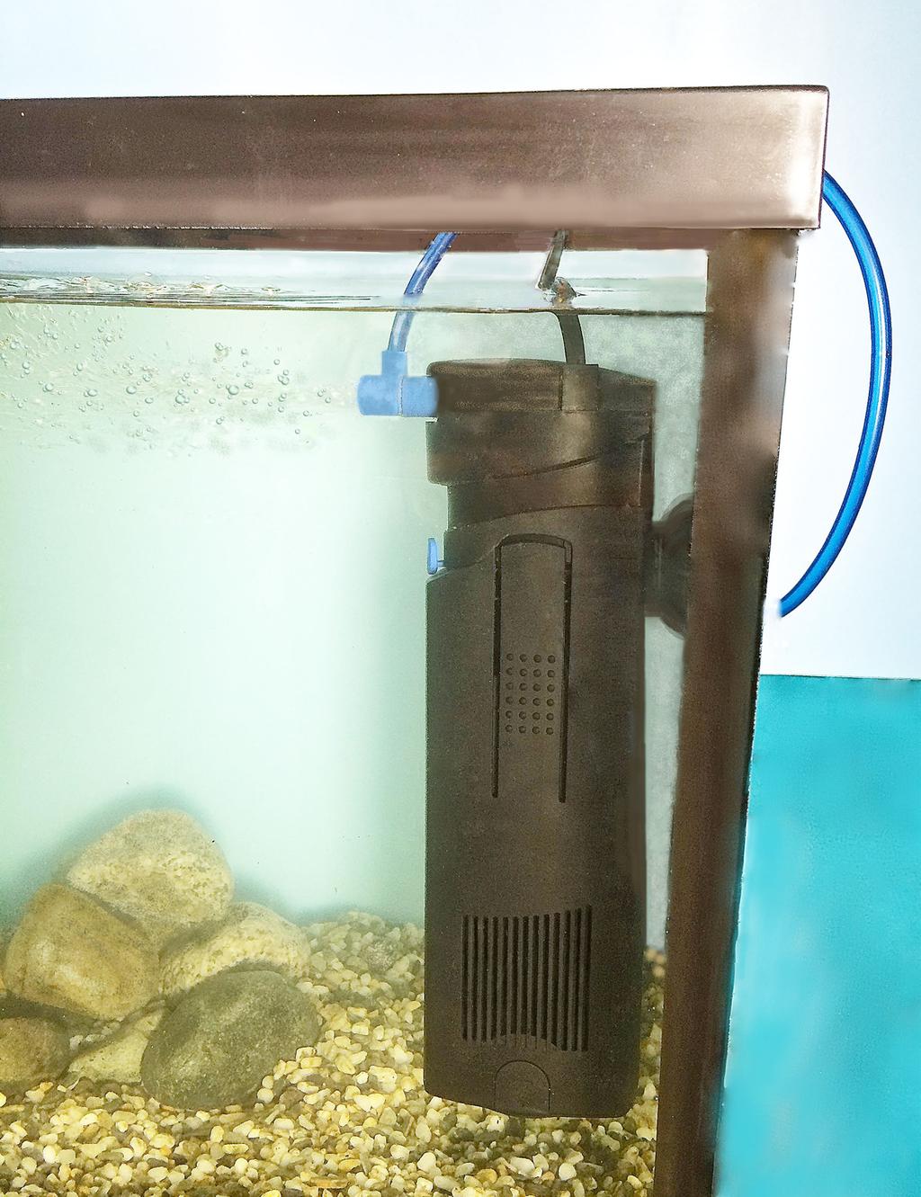 Fluval Filter Airline Attach securely to blue outlet.