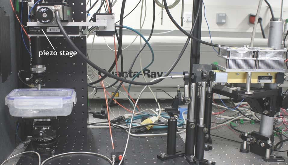 5.3 A microscopy system based on a piezo linear stage 73 5.3 A microscopy system based on a piezo linear stage We switched to a high speed linear stage M-683.2U4 controlled by a C-867.