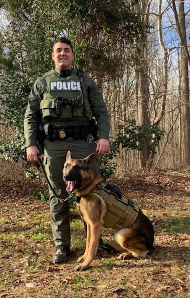 January 2019. From an email to Denise Jester: Attached is a picture of Leo in his ballistic vest which you and your organization helped provide. I just picked it up yesterday.