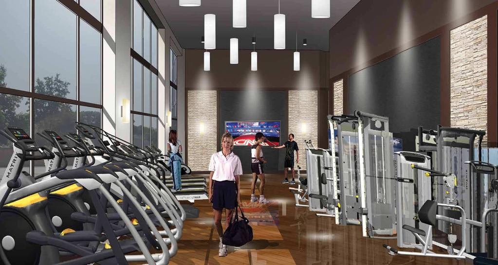 TO YOUR HEALTH A STATE-OF-THE-ART, TENANT-ONLY HEALTH CLUB FEATURES STRENGTH AND