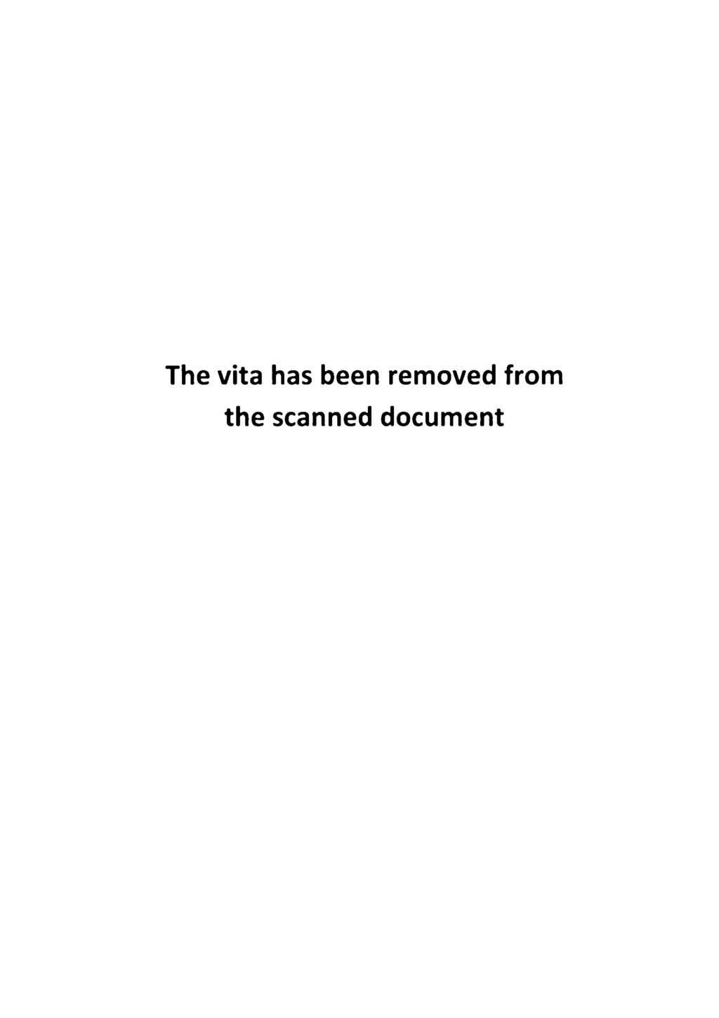 The vita has been removed