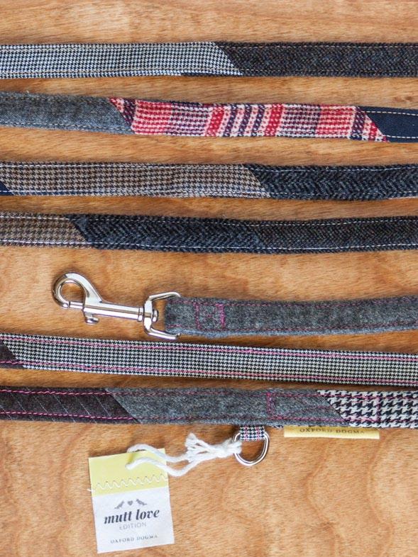 MUTT LOVE DOG LEASH Inspired by shelter pets of mysterious backgrounds The Mutt Love Dog Leash celebrates what makes mutts special.