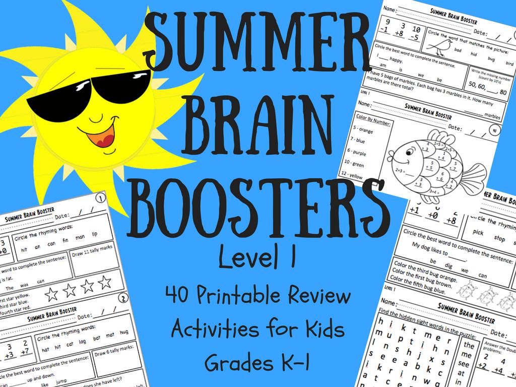 Want more Sumr Brain boosters for your kids? Visit my teacherspayteachers.