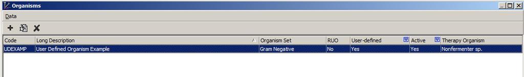 If you do not have User-defined organisms, proceed to the Exporting Your Data Section of these instructions.
