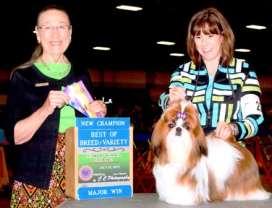 Page 5 Greenville Kennel Club News Members Brags Jan Keith At the Greenville show, Jan and her dog, Lil Rebel Rouser, got their first title, Beginner