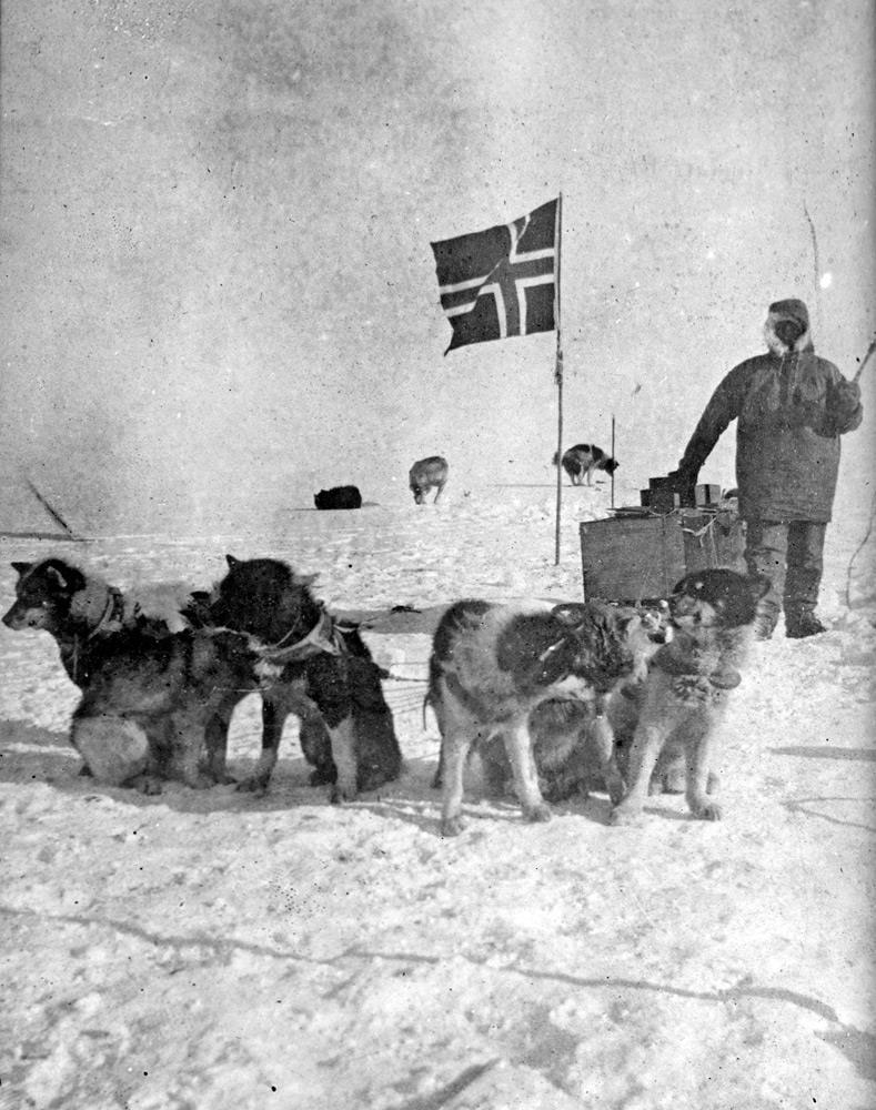 The men he took with him were also experienced in polar conditions. His South Pole journey was very focussed, there were virtually no scientific measurements taken and no scientists.
