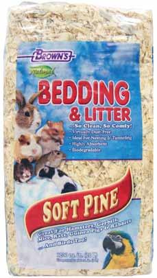 A fresh pine scent for hamsters, gerbils, guinea pigs,
