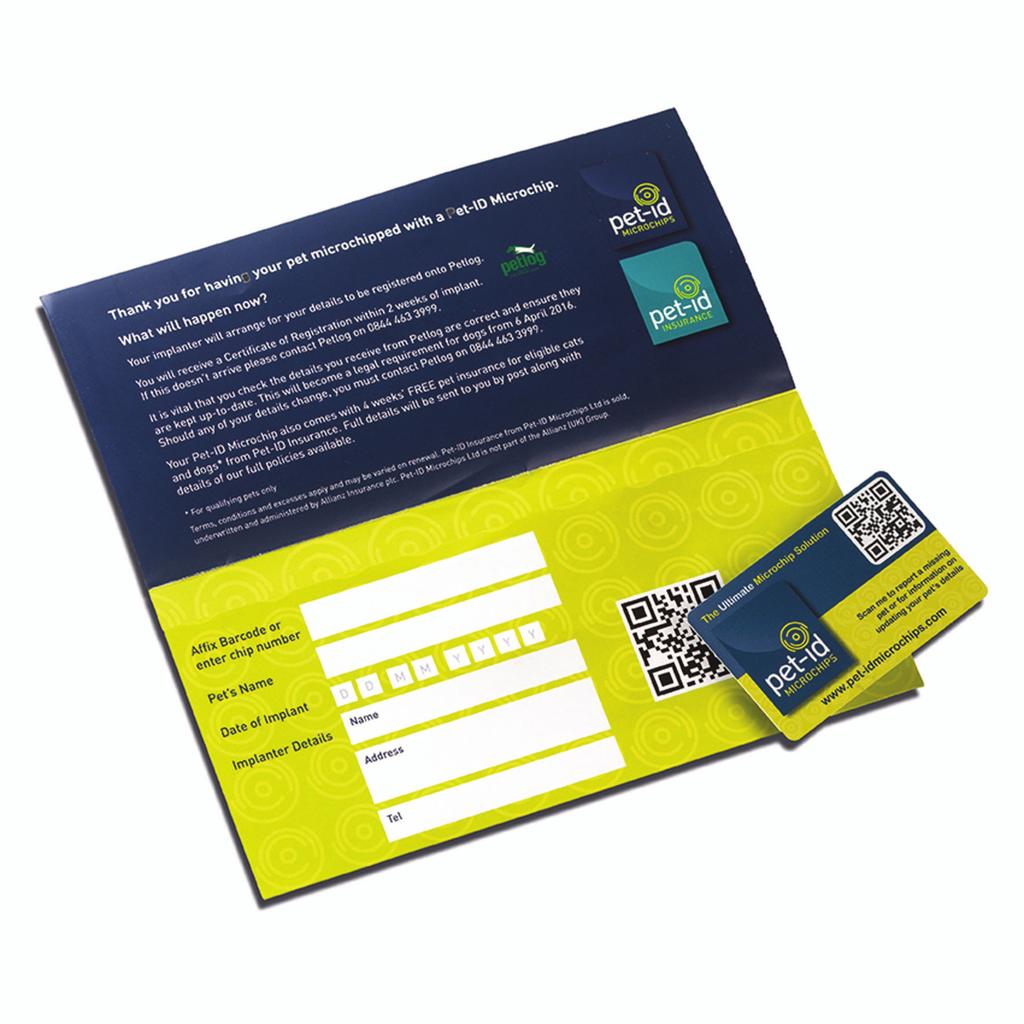 Pet-ID Microchip Owner Information Pack has launched an Owner Information Pack for owners to take away after their pet has been microchipped.