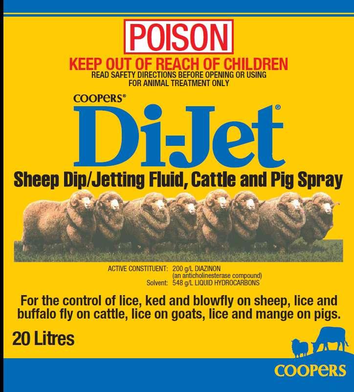 ATTACHMENT 1 (page 1 of 3 pages) COOPERS DI-JET SHEEP DIP/JETTING FLUID, CATTLE AND