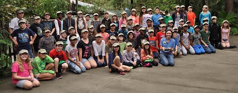 This program, which works with 5thgrade students from local Title-I schools, hosts around 500 students annually for six weeks of learning throughout the school year in Brevard Zoo s classrooms.
