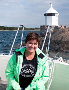 INTERVIEW AIJA BÄCKSTRÖM: LITTER ON THE AGENDA Although the archipelago is cleaner now than when Keep the Archipelago Tidy Association was founded 44 years ago, it seems as people s attitudes are