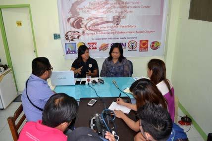 6. Education and communication TV, radio and print interviews Kapihan, press briefings Border control advocacy in