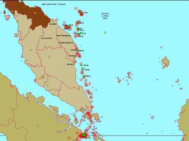 8N 6N 4N 2N 2S Pulau Redang WEST MALAYSIA SUMATRA SOUTH