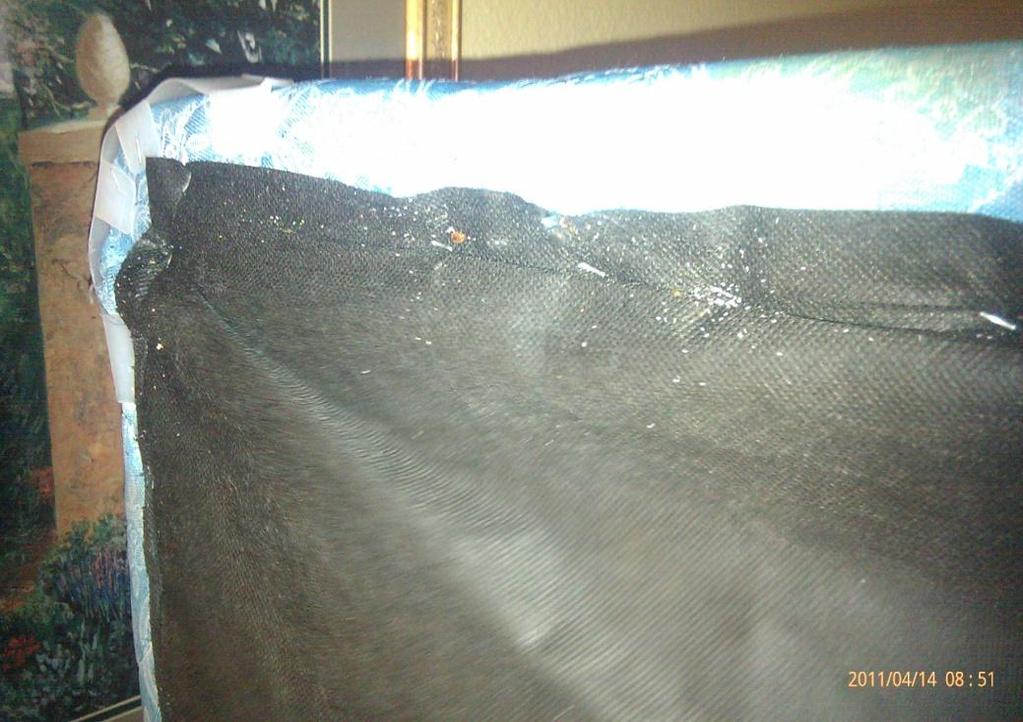 edge guards Folds of mattress fabric