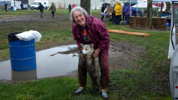 Have you heard? From Beverly Morgan Lewis: Puck got a bit muddy at the Mt Diablo DTC agility trial 3/6. Puck took 3rd place in Ex B Jumpers.