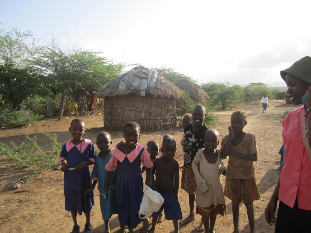 This is a village near Marigat and the typical home that people of Kenya lived in. This would house an entire family, which sometimes reached up to 15 children.