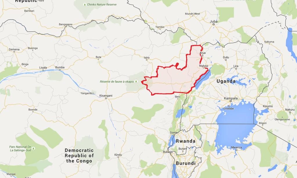 Democratic Republic of Congo 2015 1000 hospitalizations: up to 40
