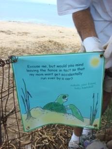 Turtle Fence-Fixing & Dune Restoration Description: Hawai i Wildlife Fund has collaborated with other agencies to help protect Maui's small population of nesting hawksbill sea turtles and their
