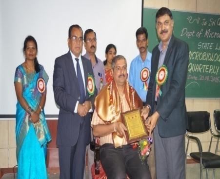 The speakers, senior microbiologist, guests of honour were felicitated. Dr Dhanalakshmi.T.A proposed the vote of thanks. Topics of the CME: 1.