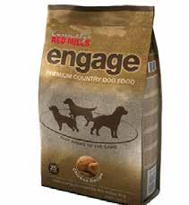 5kg: 7 12kg: 12 Red Mills Engage Fully balanced dry dog food that