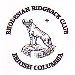 Official 2015 Premium List RHODESIAN RIDGEBACK CLUB OF BRITISH COLIMBIA Championship Show & Sweepstakes Saturday, September 5, 2015 Centennial Park 700 Franklin Road, (Westsyde) Kamloops BC, Canada