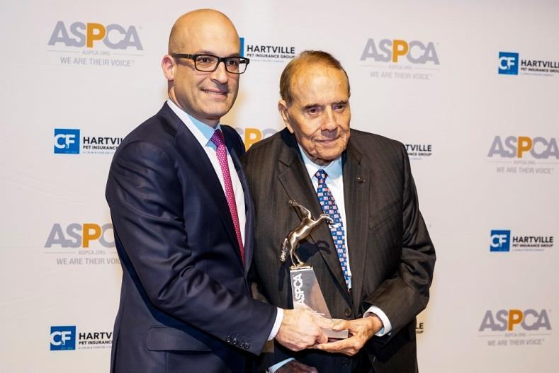 ASPCA Presidential Service Award: Senator Bob Dole Article #4 With 35 years in Congress and experience as a decorated soldier, former Senator Bob Dole is well known for serving his country, but less