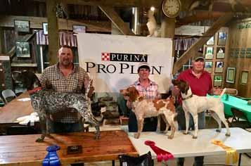 Pollock, Barry Bollinger, Jim O Shea and Charlie Gonzalez. A very special Thank you goes to Purina for all of your support and for sponsoiring this Purina Handler of the Year trial.