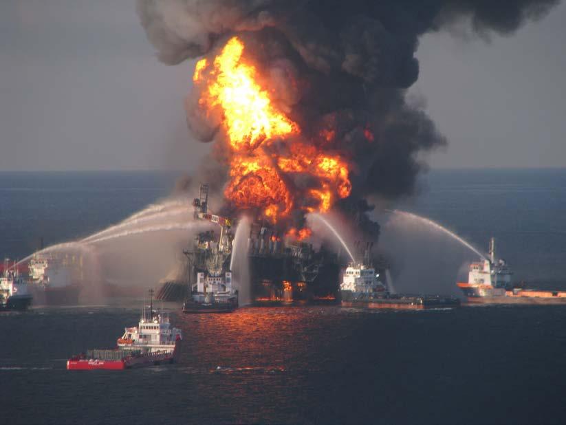 DEEPWATER HORIZON OIL SPILL 87 days of free release of oil (April 24-July 15, 2010) 1 mile (1.