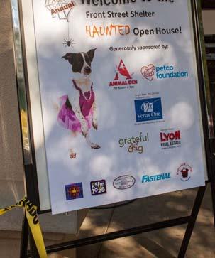 Sponsorship opportunities at the Haunted Open House event include: Gold Level $1000 Sponsor Included on banner