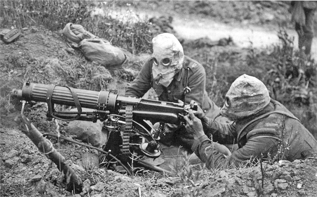 3 VICKERS MACHINE GUN Killed:60,000 First appearance: the first minute of the war When used: to ambush soldiers Now I m going to tell you about what the Vickers machine