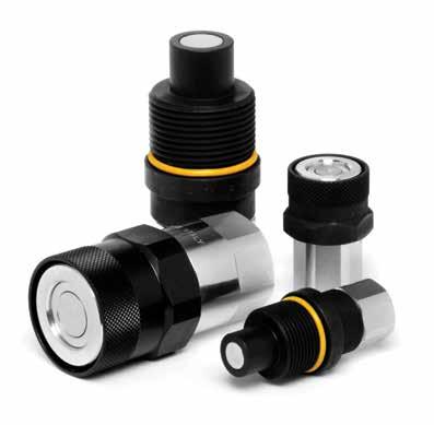 VEP SERIES THREADED FLAT FACE COUPLERS The VEP Series is a popular solution for hydraulic circuit applications subject to high-pressure impulses and circuits which experience high residual or trapped
