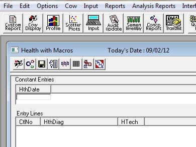 Setting up DHI Plus : Macros 1. Macros are helpful if RX Plus is not being used or for data that you want to enter but do not necessarily want to enter using RX.