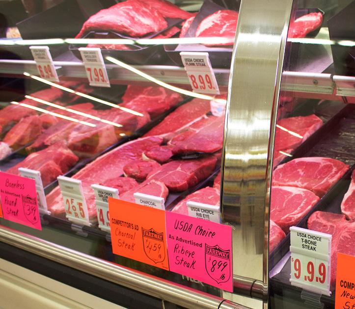 PHOTOS COMING Fareway full service meat counter, where fresh cuts of