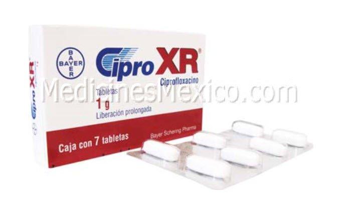 Cipro XR ciprofloxacin 1 g 7 tabs $97 Clavulin 12Hr
