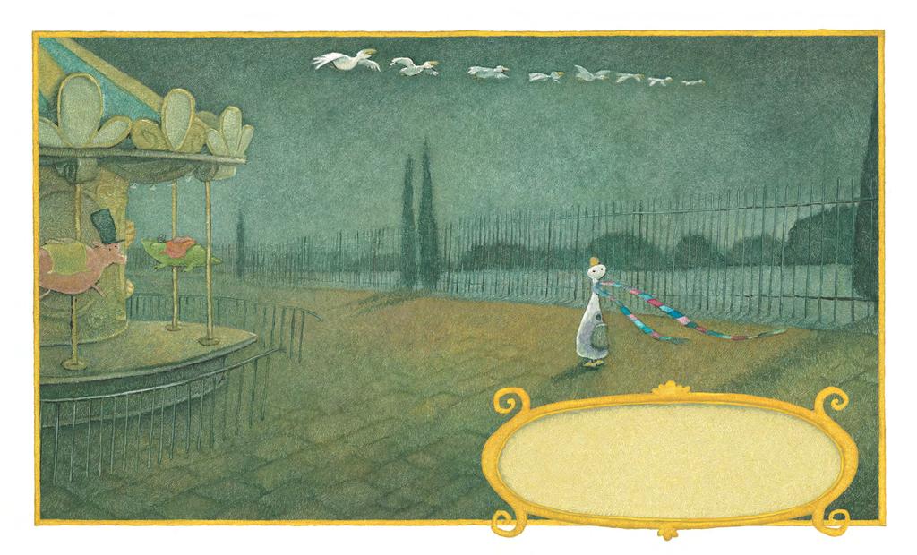 At night, after the crowds had gone home and the amusement park was quiet, Duck