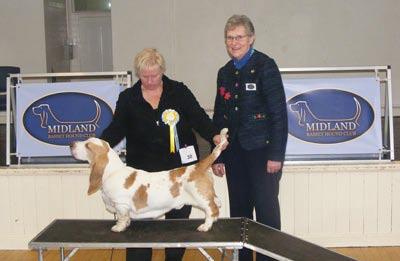 Our Judge Editha Newton with her Best Puppy in