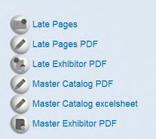 Catalog PDF This option will generate a show catalog in PDF file format. The file is stored on the server, and displayed in a new tab/window of your browser.