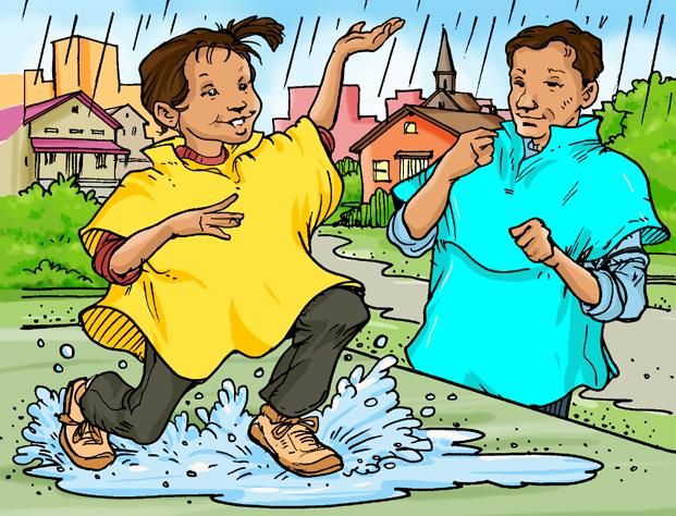 In Part Three, Charly put an end to the town s drought. She made it rain on her garden but also on the Swing Into Spring Parade, which put a smile on no one s face but Charly s. I did it!
