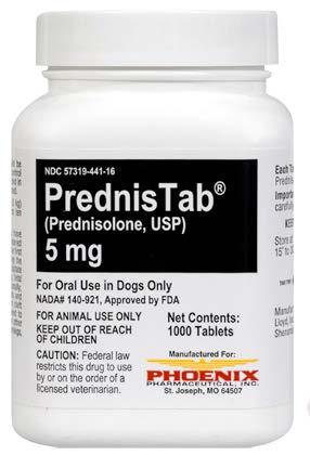 Prednisone / Prednisolone Anti-inflammatory / Antipruritic 0.