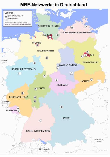 Regional Networks Successful EUREGIO project MRSA-Net at the dutch-german border as a model for networks in other regions Coordinated action of hospitals, rehabilitation facilities, nursing homes and