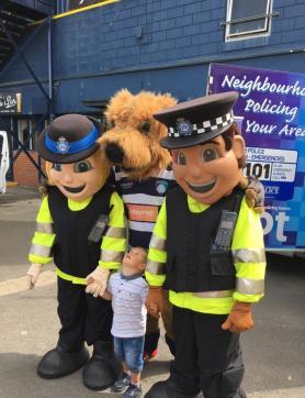 West Yorkshire Police were in attendance with a team of Special