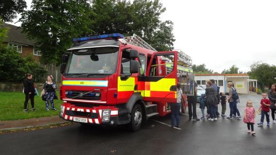 West Yorkshire Fire & Rescue also showed their fire engine.