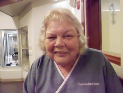 MEET SANDRA WILLIAMSON Meet Sandra Williamson, Spay Neuter Receptionist, who smiled the entire time we