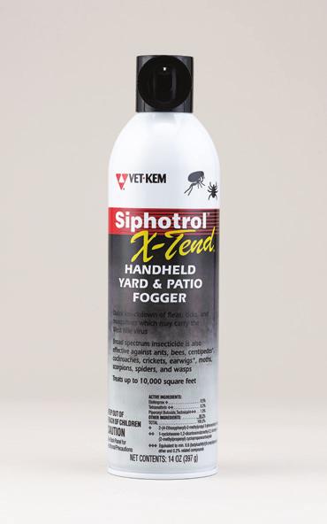 Siphotrol X-Tend Brand Home and Yard Products Our newest line of products Vet-Kem Siphotrol X-Tend brand features the active ingredient Etofenprox (ETO), classified in the lowest acute toxicity