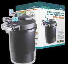 MAX POND RECOMMENDED DIMENSIONS FLOW RATE PFC-5000 Pressurised Filter with 9w UV 5000 Litres 5000