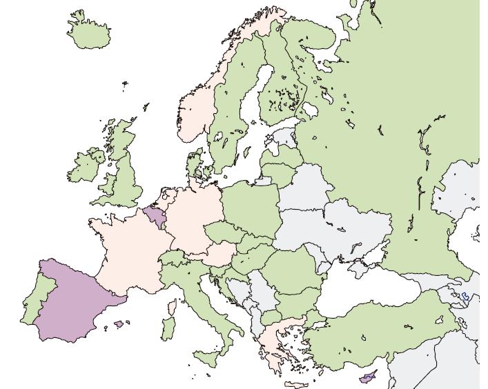 Cyprus are the only countries without