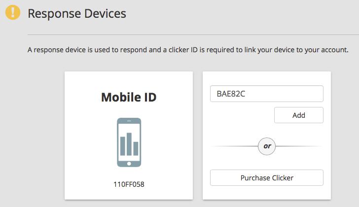 Technologies account. Your clicker is now ready for use in class. For more information, contact the Faculty Resource Center at 205.348.