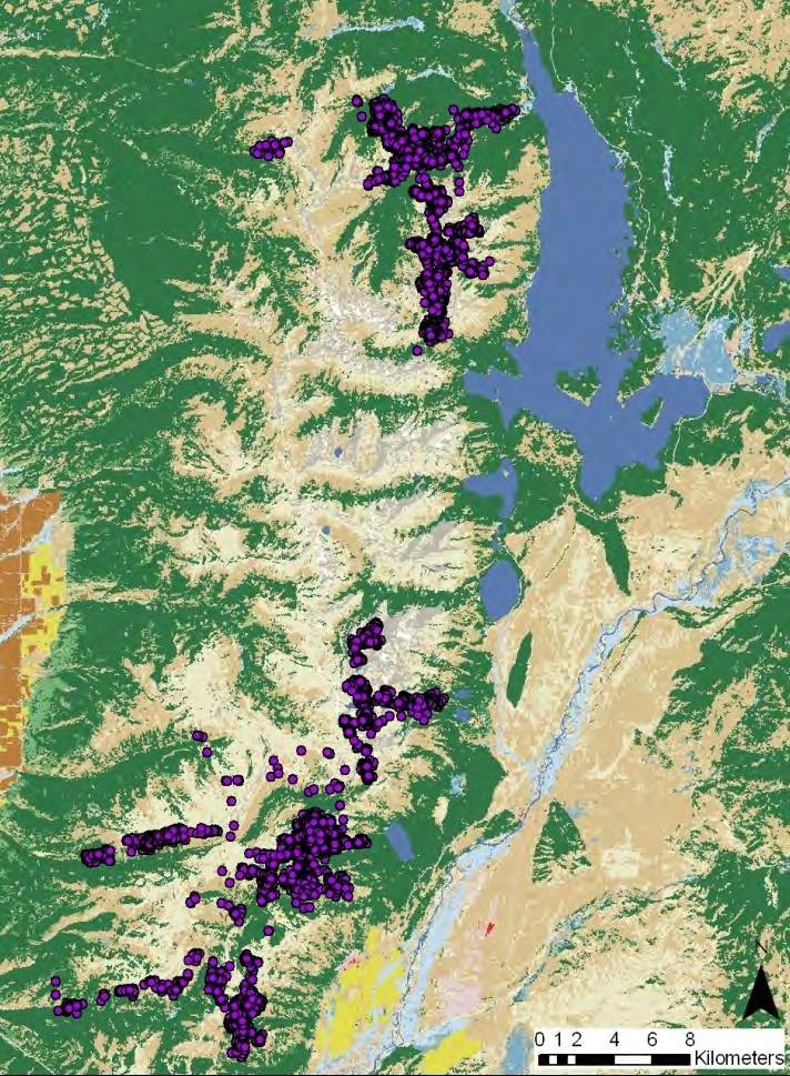 the Teton Range, 2008 2010. Figure 5.