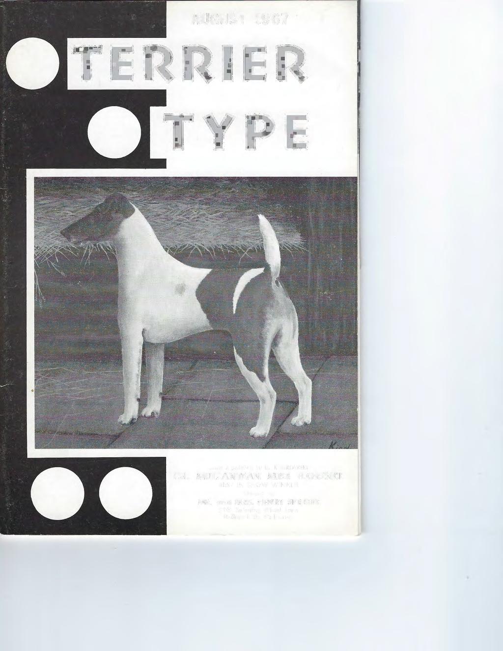 AUGUST 1967 TERRIER TYPE From a